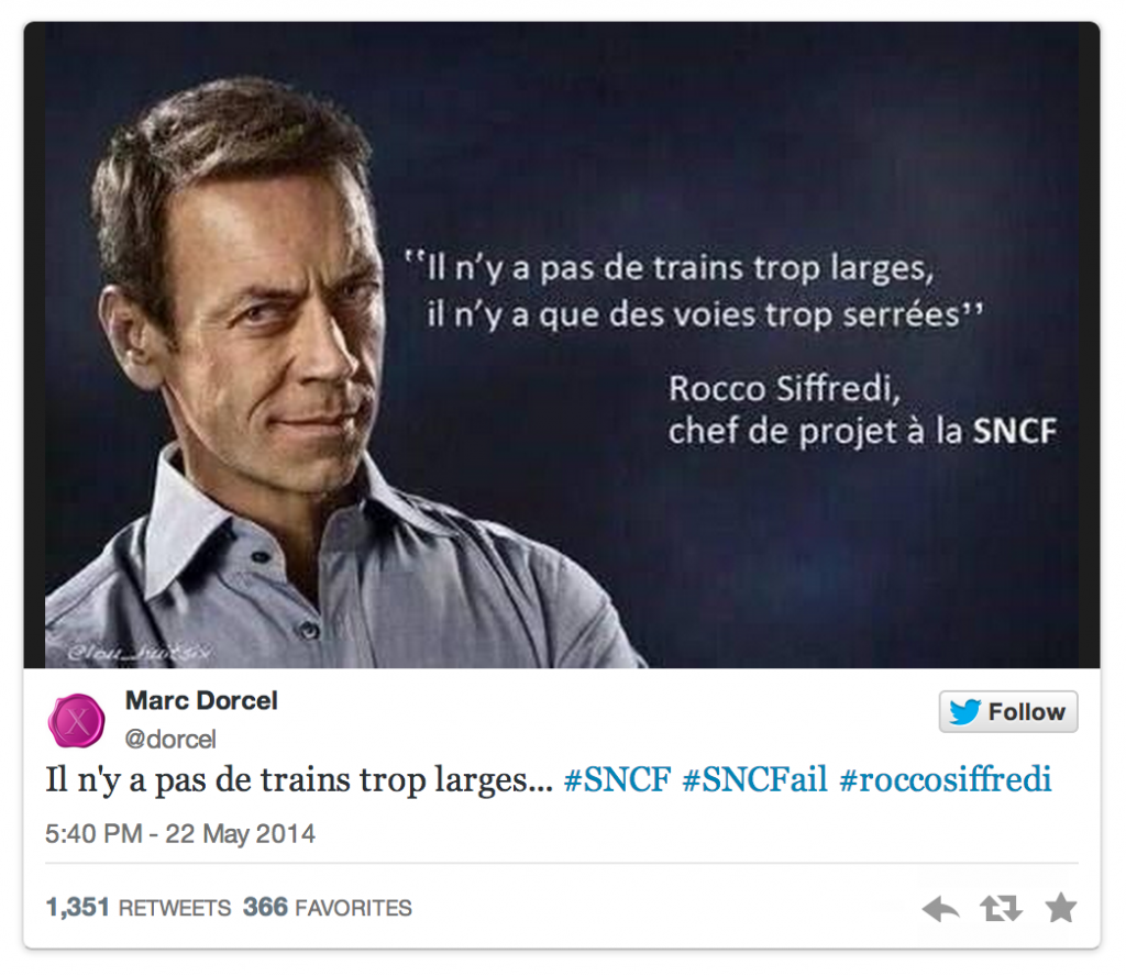 Sifreddi SNCF Dorcel