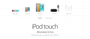 graphie nom de marque ad hoc iPod