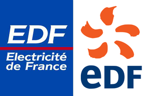 majuscules et minuscules dans un logo edf